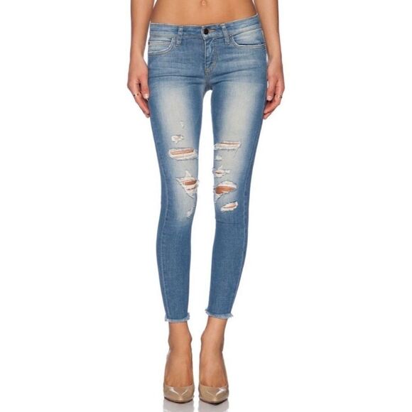 Joe's Jean Finn Skinny Ankle Distressed Jean in Gretchen - Picture 6 of 14
